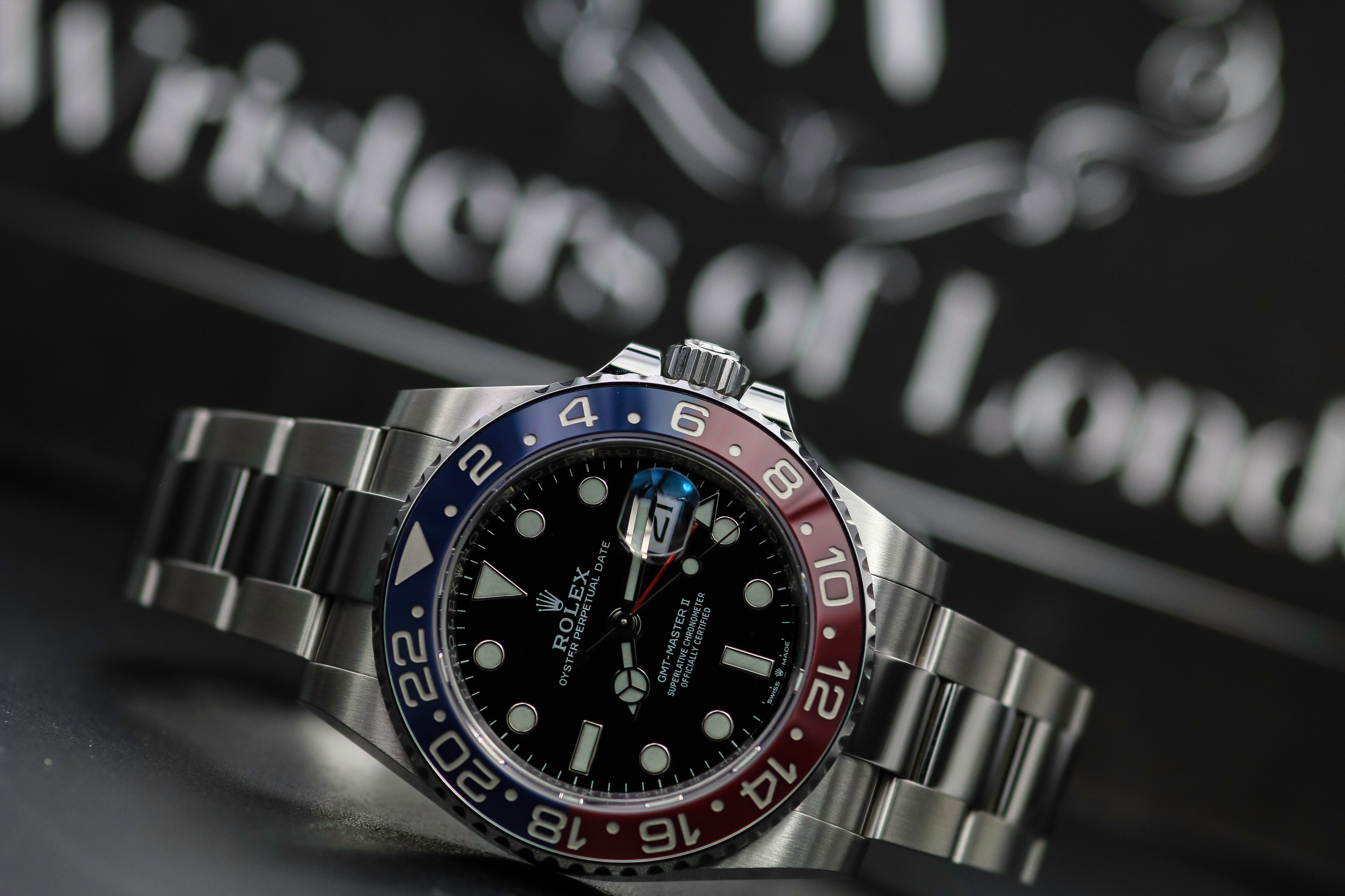 2023 Rolex GMT Master II PEPSI 126710BLRO Wristers Of London