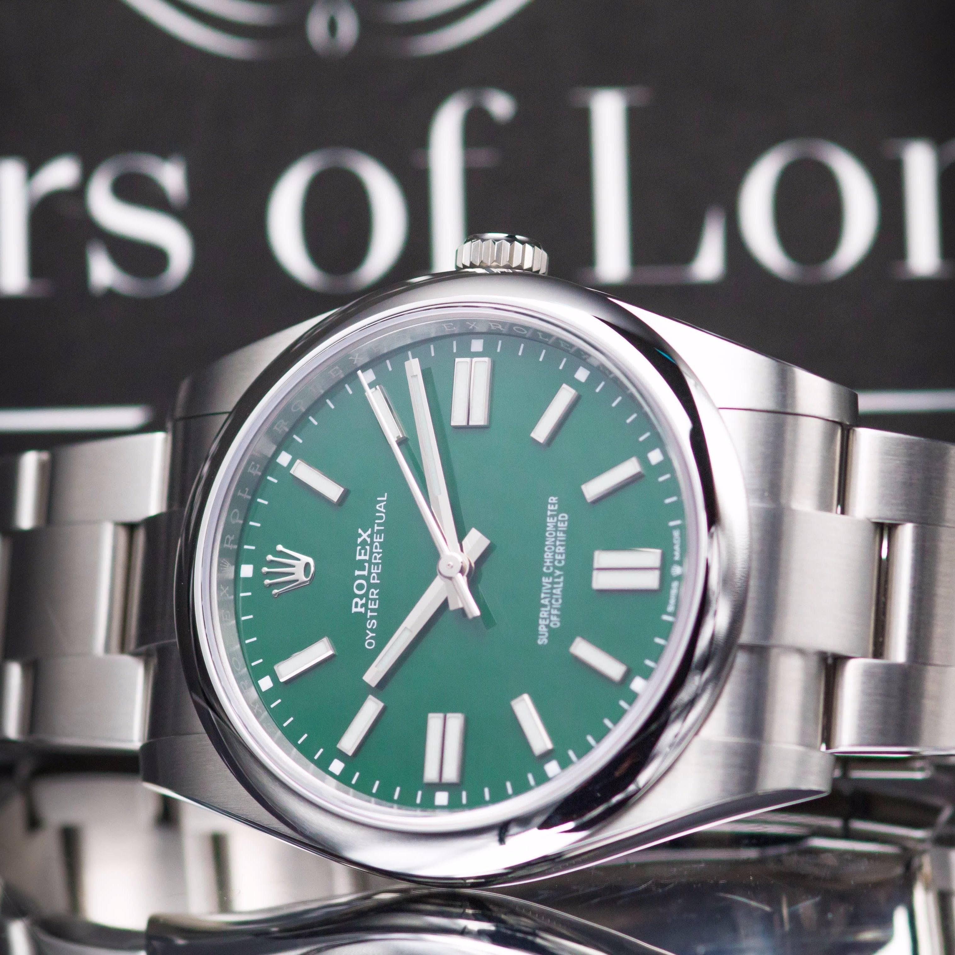 2021 Rolex 124300 Green Dial Oyster Perpetual 41 Wristers Of London